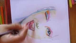 preview picture of video 'pintando un rostro a colores (surrealismo)'