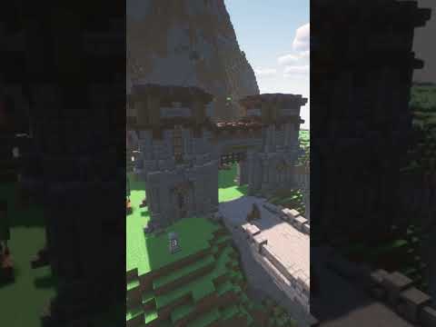 Building a bridge gate using the Create Mod’s Schematiccannon! #minecraft #createmod #allthemods9