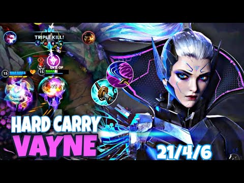 Wild Rift VAYNE | VAYNE VS KAISA AND INSANE CARRY HOW !!? |GAMEPLAY |BUILD & RUNES| #vayne #wildrift