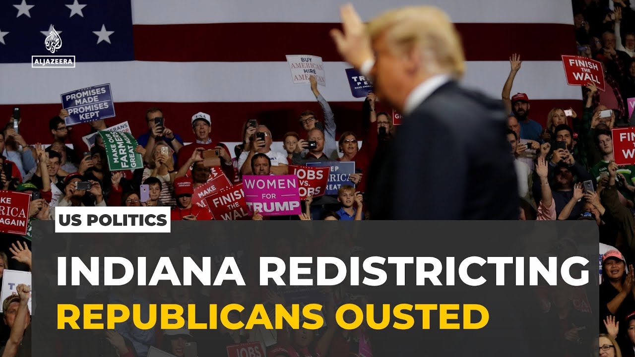 Trump flexes power in Indiana : Republican party members ousted for redistricting row