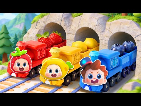 Toot-Toot Train (Candy Version) | Learn Colors | Colors Song | Nursery Rhyme & Kids Songs | BabyBus