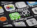 How to Transfer WhatsApp History to a New iPhone and iPad How to Transfer WhatsApp History to a New iPhone and iPad