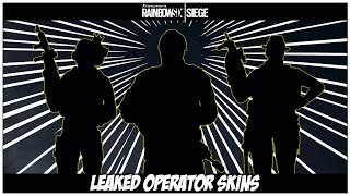 Rainbow Six Siege: Leaked Operators Skins