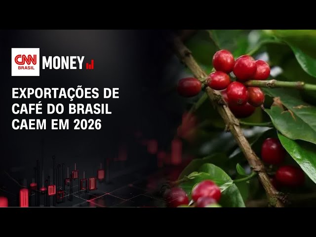 Exportações de café do Brasil caem em 2026 | ABERTURA DE MERCADO