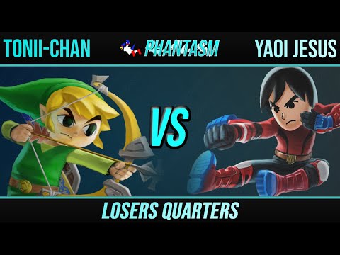 Tonii-chan (Toon Link, Byleth) vs Yaoi Jesus (Mii Brawler, Sonic) - Phantasm 124 Losers Quarters