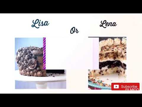 What do you prefer Lisa or Lena? {# cakes} [ like and subscribe ] 🌹🌹# 15