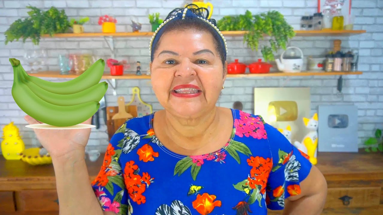 TEM BANANA VERDE EM CASA? COM 1 INGREDIENTE FIZ UMA DELICIA PARA COMER QUALQUER HORA DO DIA!!