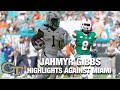 Georgia Tech RB Jahmyr Gibbs Highlights Against Miami