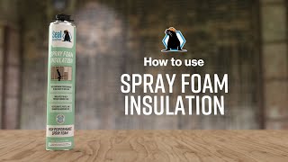 Download the video "How to Use Seal Spray Foam Spray Foam Insulation"