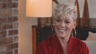 Pink on Life, Kids and Husband Carey Hart (FULL INTERVIEW)