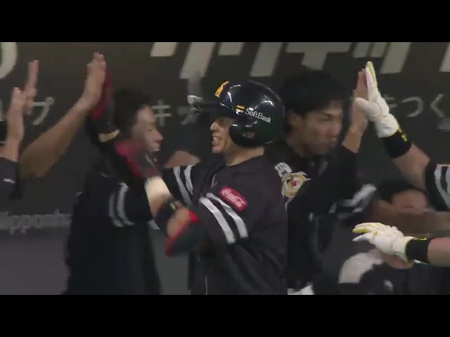 【2回表】序盤から一発攻勢!! ホークス・吉村 リードを広げる5号2ラン!! 2016/8/19 F-H