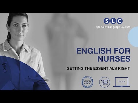 English for Nurses Online Course for Healthcare Employers | Specialist Language Courses