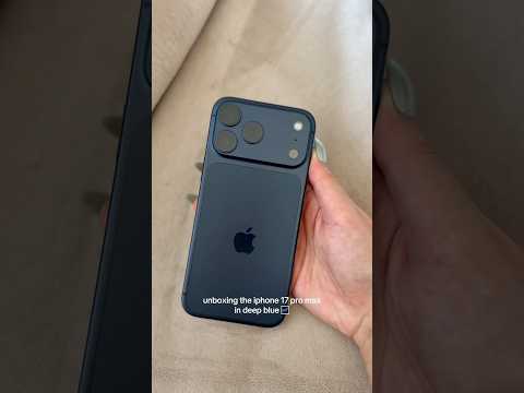 iPhone 17 Pro Max Deep Blue 256GB | Hands-On Unboxing