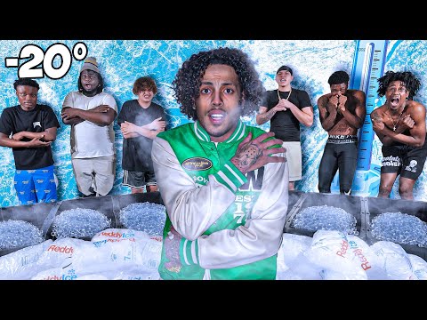 Last To Leave Ice Cold Tub But Face To Face! $5,000