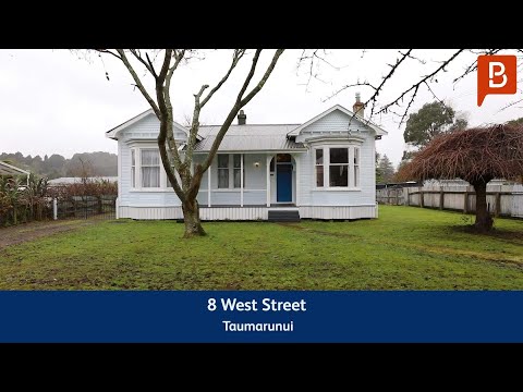 8 West Street, Taumarunui, Ruapehu, Waikato, 4房, 1浴, House