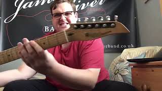 Video thumbnail for Tokai talbo 80s blazing fire electric guitar review and demo by James Oliver by James Oliver Guitar