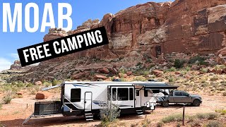 Gemini Bridges FREE CAMPING in Moab, Utah | How the heck are we getting out of here???