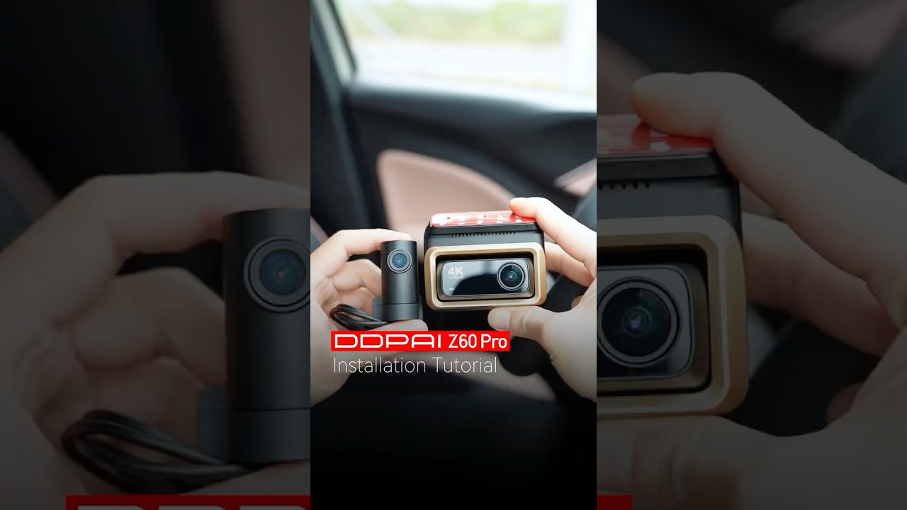 Watch the Z60 Pro installation and see how a dashcam can be both 4K HDR powerful and golden sleek.