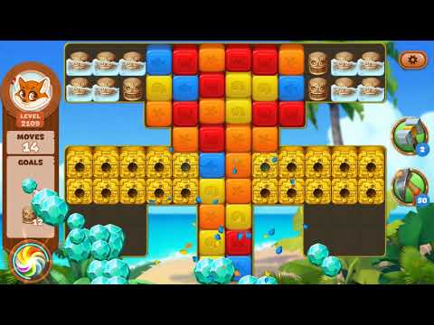 Lost Island Blast Adventure Level 2109 NO BOOSTERS - A S GAMING