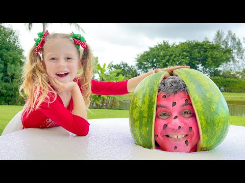 , title : 'Nastya and Watermelon with a fictional story for kids'