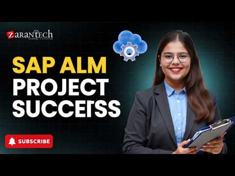SAP Cloud ALM Application Lifecycle Management Full Course ZaranTech
