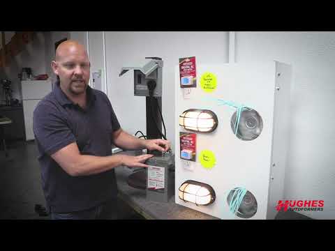 Hughes Autoformer 30 Amp Voltage Booster Demo