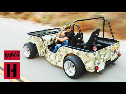 Larry Rips 1946 Turbo SR20 Powered Jeep Willys On Canyon Run!