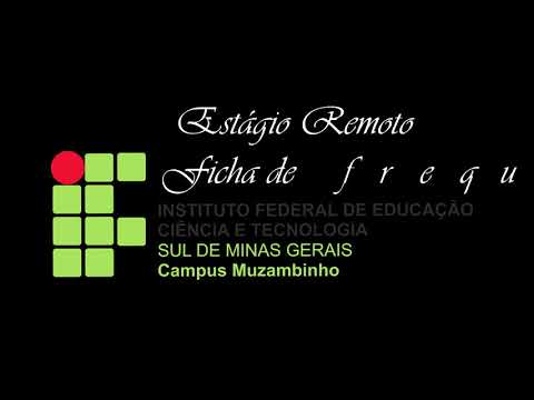 Ficha de frequência do estágio remoto de Pedagogia