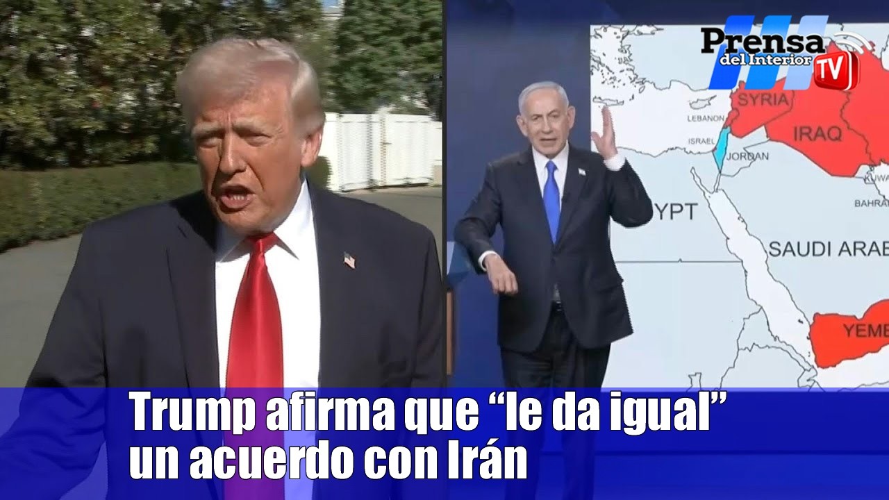 Trump afirma que “le da igual” un acuerdo entre EE.UU. e Irán
