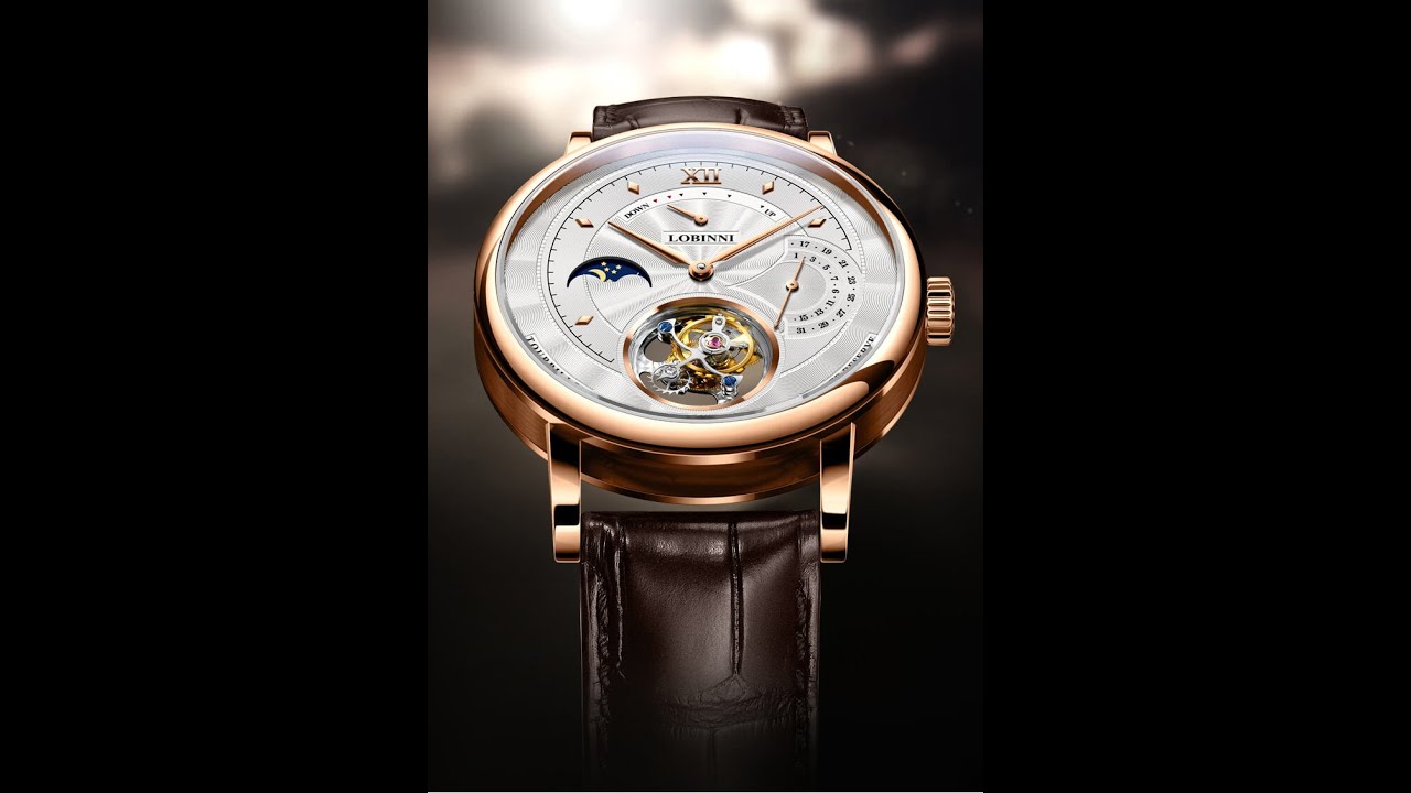 Đồng Hồ Nam Lobinni No.8883-1 Tourbillon