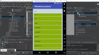 How to Access DB or SQLite File from Android? Offline Dictionary Demo ( RecyclerView and SearchView)