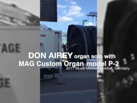 Don Airey at the MAG P 2 organ