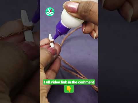 DIY Christmas tree from wool yarn thread shorts diychristmastree