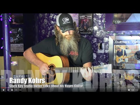 Slack Key Studio's Randy Kohrs tells about his Hayes guitar