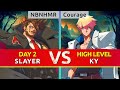 GGST ▰ NBNHMR (Slayer) vs Courage (Ky). Gameplay