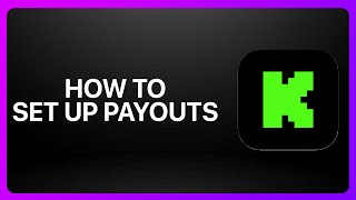 How To Set Up Payouts On Kick Streaming ! Tutorial