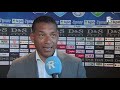 Sparta-trainer Henk Fraser na afloop van de verloren wedstrijd tegen Ajax