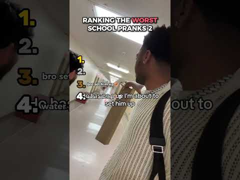 Ranking The Worst School Pranks Ever 2😭😂