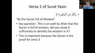 Easy Resolution: Reflection On The Beginning Of Surat Yasin