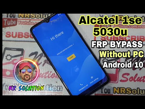 ALCATEL 1se 5030u FRP BYPASS Without PC No Need Install Apps Android 10