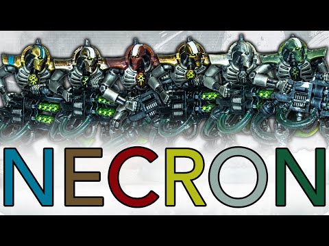 How should you paint Necrons? | ALL DYNASTY SCHEMES | How to Paint