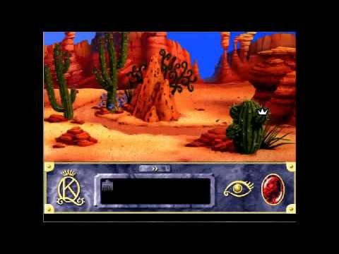King's Quest VII Walkthrough Chapter 1, Part 1 - Intro and Getting Started in the Desert VIDEO 1
