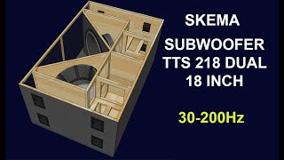 Download lagu Skema Box Subwoofer RCF TTS 218 dual 18 Inch Speaker Design Plans mp3