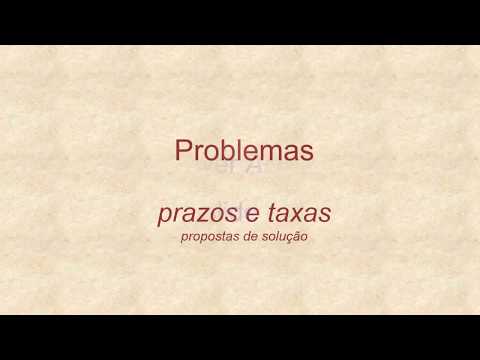 Problemas sobre prazos e taxas
