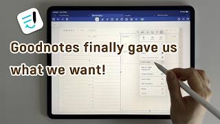Goodnotes New Feature - Lock Image