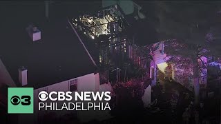 Fire rips through residence in Galloway Township, New Jersey