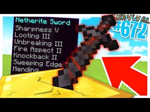 HO CREATO la SPADA PERFETTA di NETHERITE - Minecraft ITA SURVIVAL #672