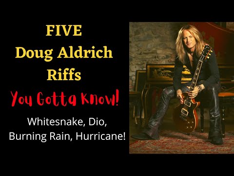 5 Doug Aldrich Riffs You Gotta Know!