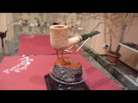 Pipa radica billiard fatta a mano - www.paronellipipe.it