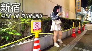 Night Walk in Tokyo, Japan Relaxing Walk, Shinjuku Kabukicho 大久保公園の夜・新宿歌舞伎町をお散歩！ラブホテル街周辺 ！